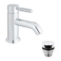 Vado Origins Mono Basin Mixer Tap With Universal Waste (Chrome Handle).