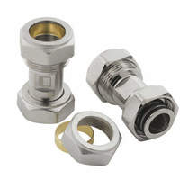 Vado Protherm 2 x In-Line Compression Fittings (22mm).