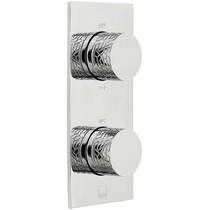 Vado Omika Thermostatic Shower Valve With 2 Outlets (Chrome).