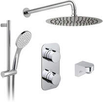 Vado Shower Packs Thermostatic Shower Set With 2 Outlets (Chrome).