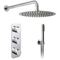 Vado Shower Packs Thermostatic Shower Set With 2 Outlets (Chrome).