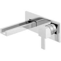 Vado Te Falls Wall Mounted Waterfall Basin Mixer Tap (Chrome).