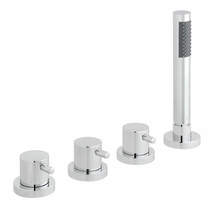 Vado Zoo 4 Hole Bath Shower Mixer Tap With Kit (Without Spout).