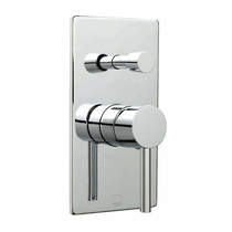 Vado Zoo Manual Shower Valve With Diverter & 2 Outlets (Chrome).
