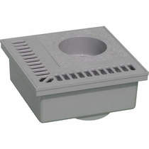 VDB Balcony PVC Drain With Vertical Outlet (200x200mm).