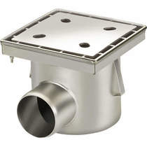 VDB Industrial Drains Drain With 110mm Horizontal Outlet 250x250.