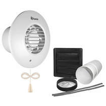 Xpelair Simply Silent Extractor Fan With Pullcord & Kit (100mm).