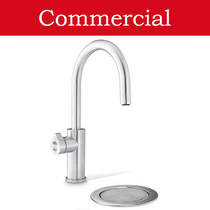 Zip Arc Design Filtered Boiling & Chilled Tap & Font (41 - 60 People, Brushed Chrome).