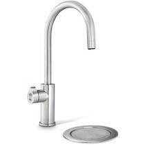 Zip Arc Design Boiling, Chilled & Sparkling Tap With Font (Brushed Nickel).
