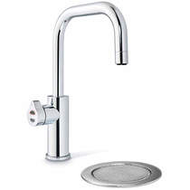 Zip Cube Design Boiling, Chilled, Sparkling Water Tap & Font (Bright Chrome).